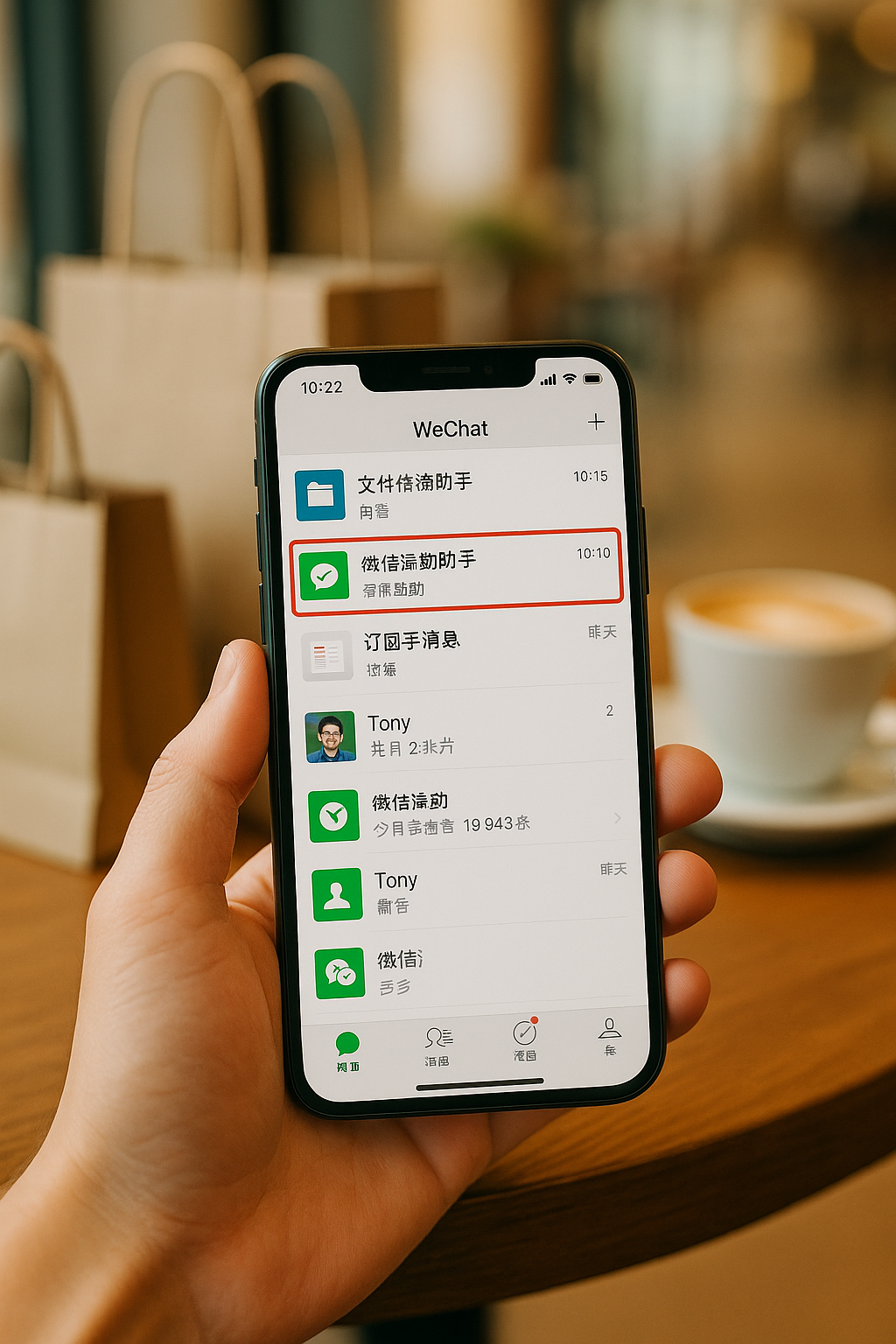 微信导购助手在哪个界面能找到？
