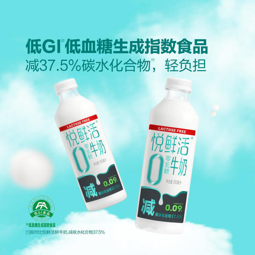 【自提】M悦鲜活零乳糖牛奶2*950ml 商品图1