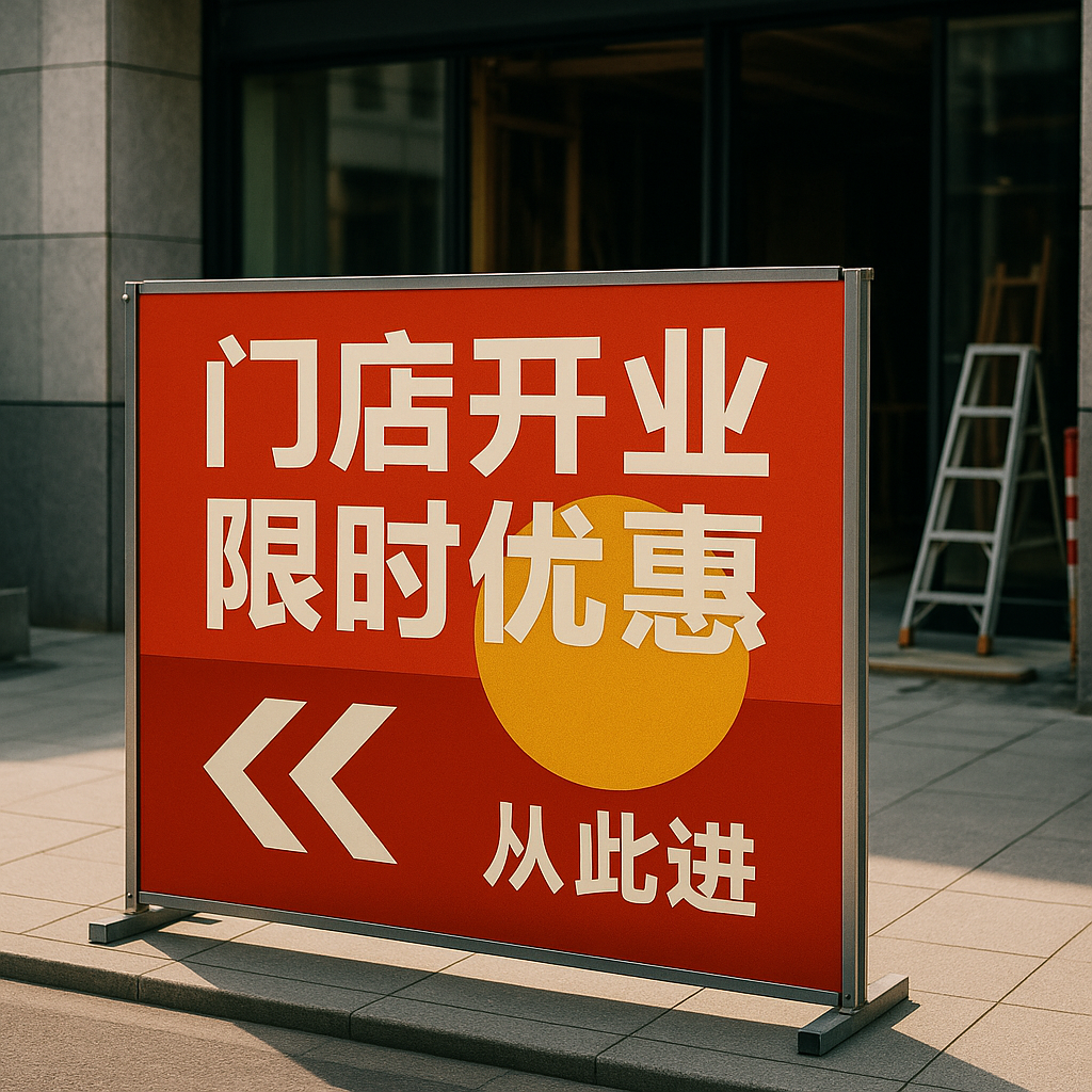 围挡内容怎么设计才能吸引顾客？