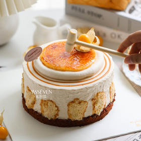 焦糖烤奶皮子蛋糕