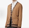 BURBERRY 条纹美利奴羊毛衫开衫外套针织衫 商品缩略图0