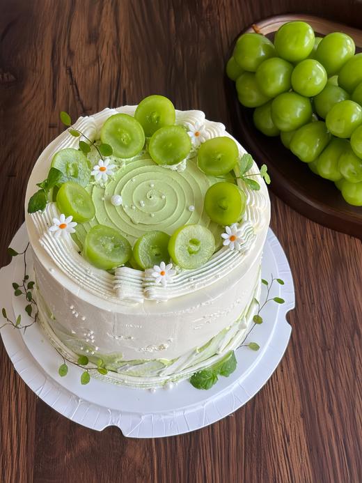 【伯牙茉莉青提蛋糕】叮当热卖蛋糕-鲜果奶油蛋糕 商品图0