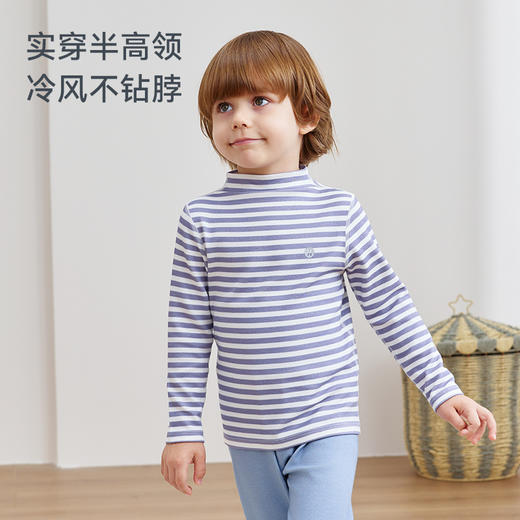 【79元秒杀】2025秋冬新品 ibaby×outlast太空科技恒温抑菌针织中暖半高领打底衣 商品图2