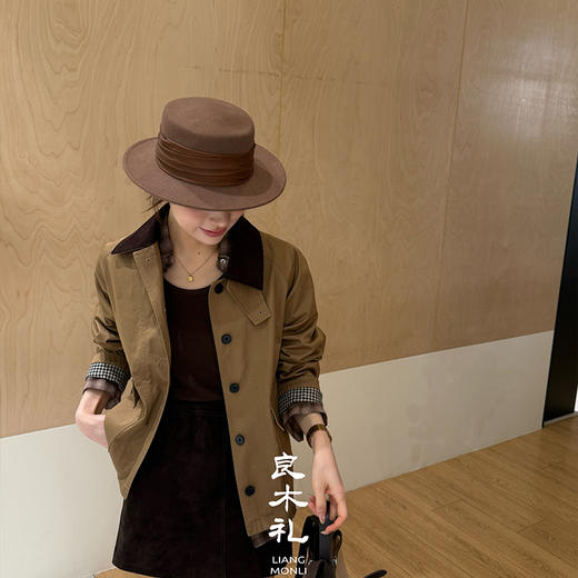 【预售7天】良木礼风衣棉外套(Q259135) 商品图3