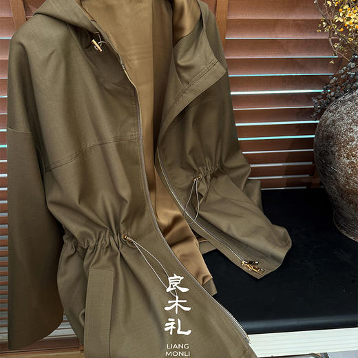 【预售7天】良木礼真丝羊毛风衣（Q2591210） 商品图4