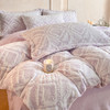 【换季出清】自然醒高克重雕花绒四件套加厚牛奶绒四件套新款珊瑚绒冬季法兰绒床单被套床上用品NH167 商品缩略图4
