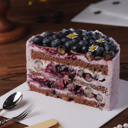 【多肉蓝莓巧克力蛋糕】叮当热卖蛋糕-鲜果奶油蛋糕 商品图1