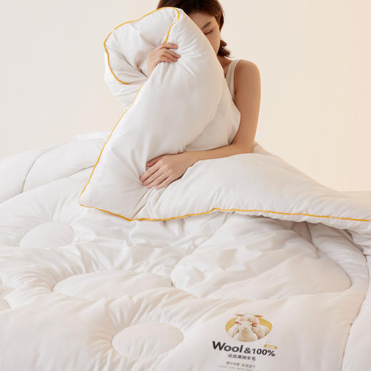 【换季出清】自然醒防跑毛优选澳洲羊毛被金标甄选澳洲羊毛被LFS 商品图2