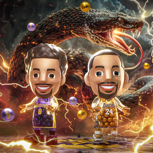 王牌化身 moneyball手办 400% 科比 正版球星Kobe黑曼巴潮玩可动手办公仔高档收藏 商品图1