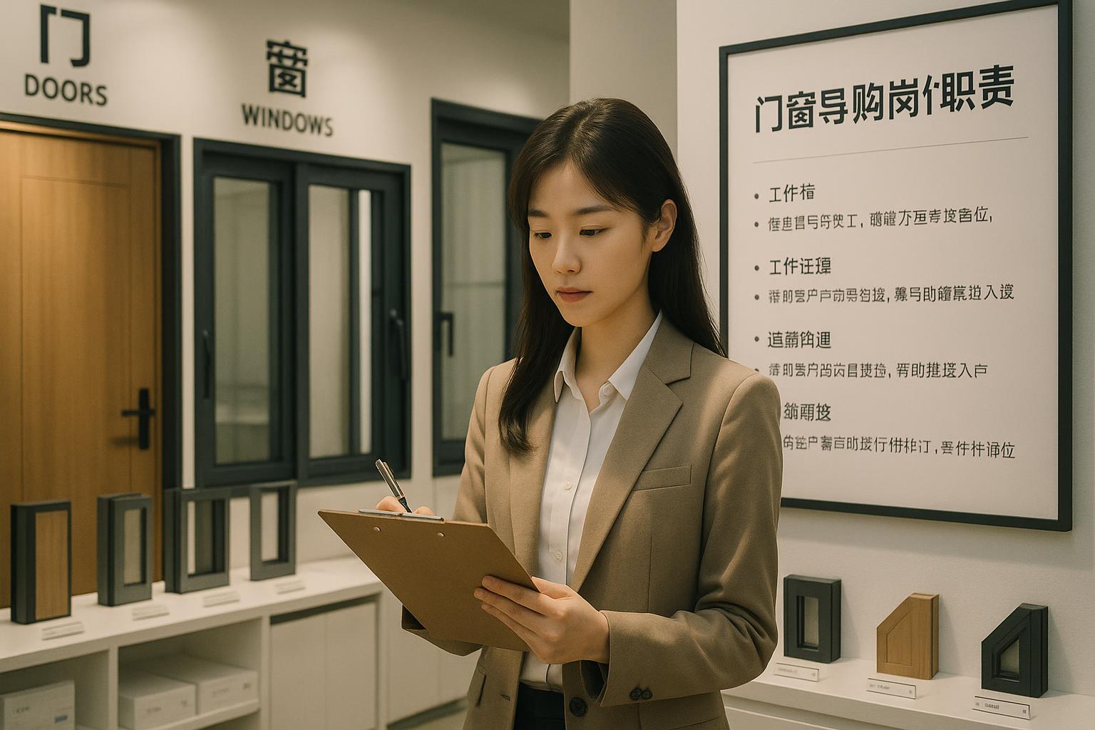 门窗导购的日常工作内容都包括什么？