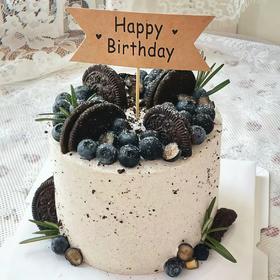 【4寸奥利奥蓝莓】叮当CAKE-鲜果奶油蛋糕