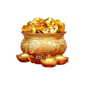 朱炳仁铜 金盆聚宝礼盒套装 桌面招财高档聚宝盆客厅摆件开业乔迁礼物