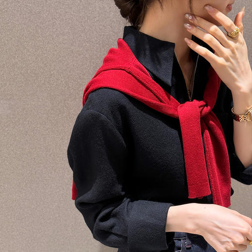 良木礼羊毛拉链衬衫(Q259121) 商品图3