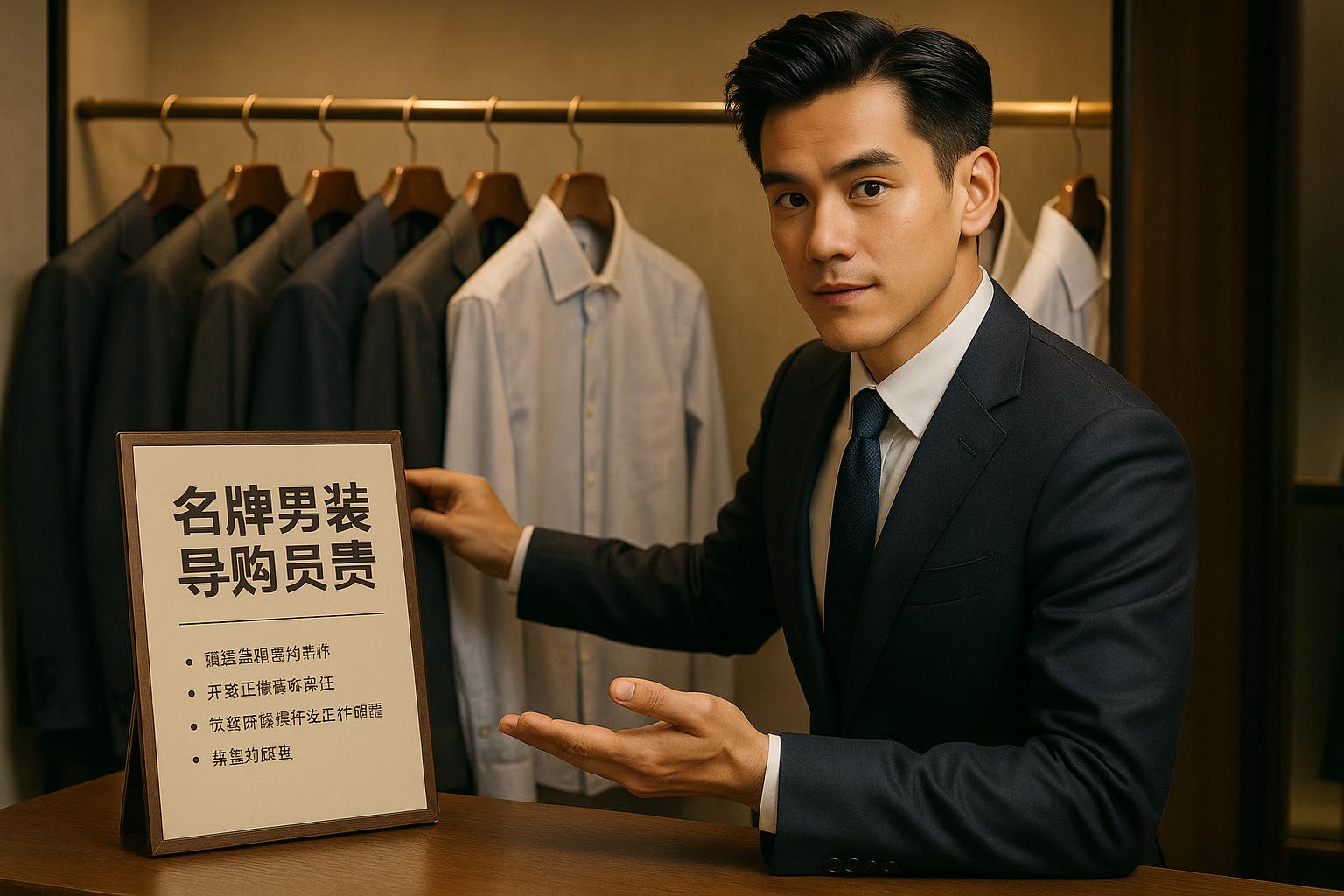 名牌男装导购员的日常工作有哪些？