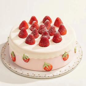 【草莓童话】叮当CAKE爆款生日蛋糕-鲜果奶油蛋糕