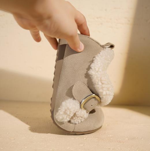 西村名物2025年冬季新款内增高雪地靴吐司勃肯鞋毛毛鞋T25DS49371 商品图11