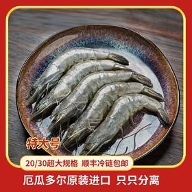 严选 | 厄瓜多尔盐冻大虾 20/30规格 1.5kg/盒
