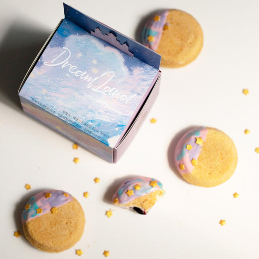 迪士尼小镇店限定版「DreamLand」梦境味（香芋、草莓&蓝莓味）｜冷冻经典版曲奇烧（4枚/盒） 商品图3
