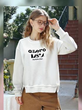 清了！清！不支持退货【自营】【工艺系列卫衣】刺绣款～95%棉重工麦穗绣开叉卫衣-喜出