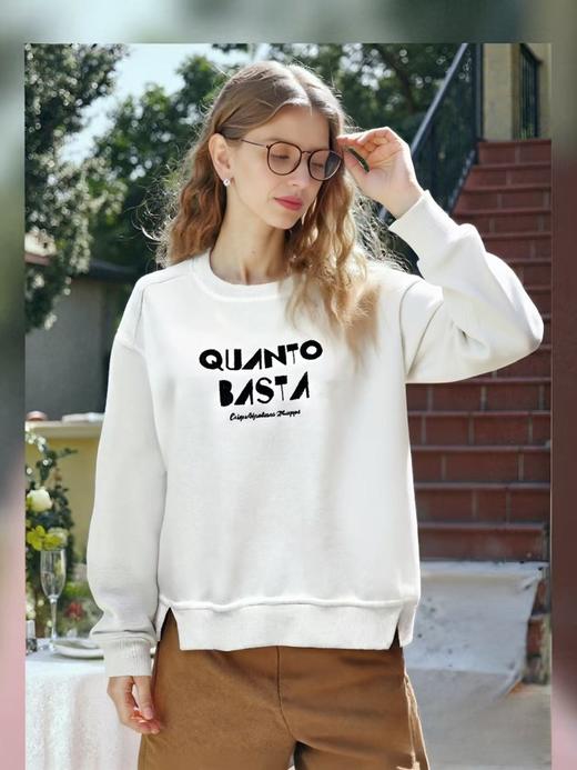 清了！清！不支持退货【自营】【工艺系列卫衣】刺绣款～95%棉重工麦穗绣开叉卫衣-喜出 商品图0