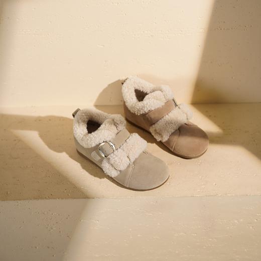 西村名物2025年冬季新款内增高雪地靴吐司勃肯鞋毛毛鞋T25DS49371 商品图6