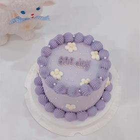 【4寸紫梦莎】叮当CAKE-鲜果奶油蛋糕