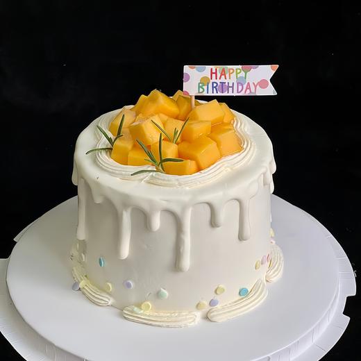 【4寸雪芒芒】叮当CAKE-鲜果奶油蛋糕 商品图0