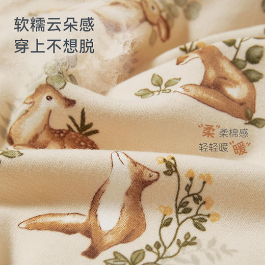 【2025秋冬新品】ibaby×outlast太空科技恒温抑菌竹棉轻暖系带连体衣（2件装） 商品图2