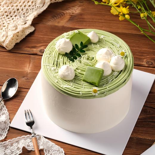 【日式抹茶奶冻蛋糕】叮当热卖蛋糕-鲜果奶油蛋糕 商品图0