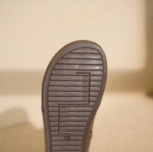 西村名物2025年冬季新款复古单靴平底坡跟显瘦切尔西靴T25DS49221 商品图10