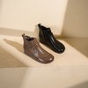 西村名物2025年冬季新款复古单靴平底坡跟显瘦切尔西靴T25DS49221 商品缩略图7