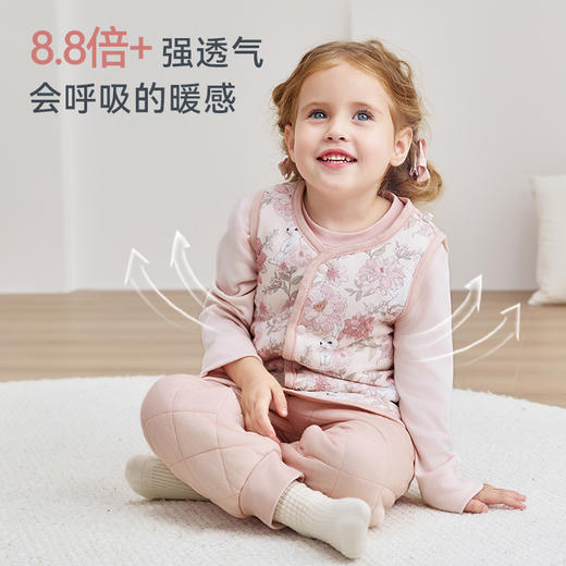 【新年焕新 双面可穿】2025秋冬新品 ibaby×outlast太空科技恒温柔润抑菌桑蚕丝棉马甲 商品图4