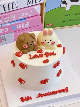 【小兔与小熊】叮当CAKE-鲜果奶油蛋糕