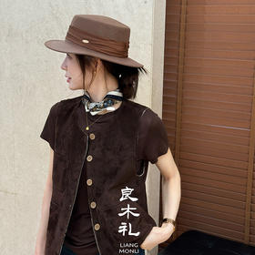 良木礼两面穿羊反绒马甲（Q2584116）