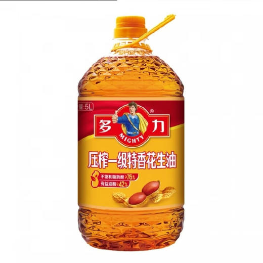 多力压榨一级特香花生油 5L【LY】 商品图0