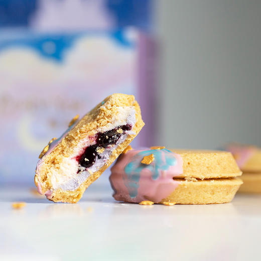 迪士尼小镇店限定版「DreamLand」梦境味（香芋、草莓&蓝莓味）｜冷冻经典版曲奇烧（4枚/盒） 商品图5