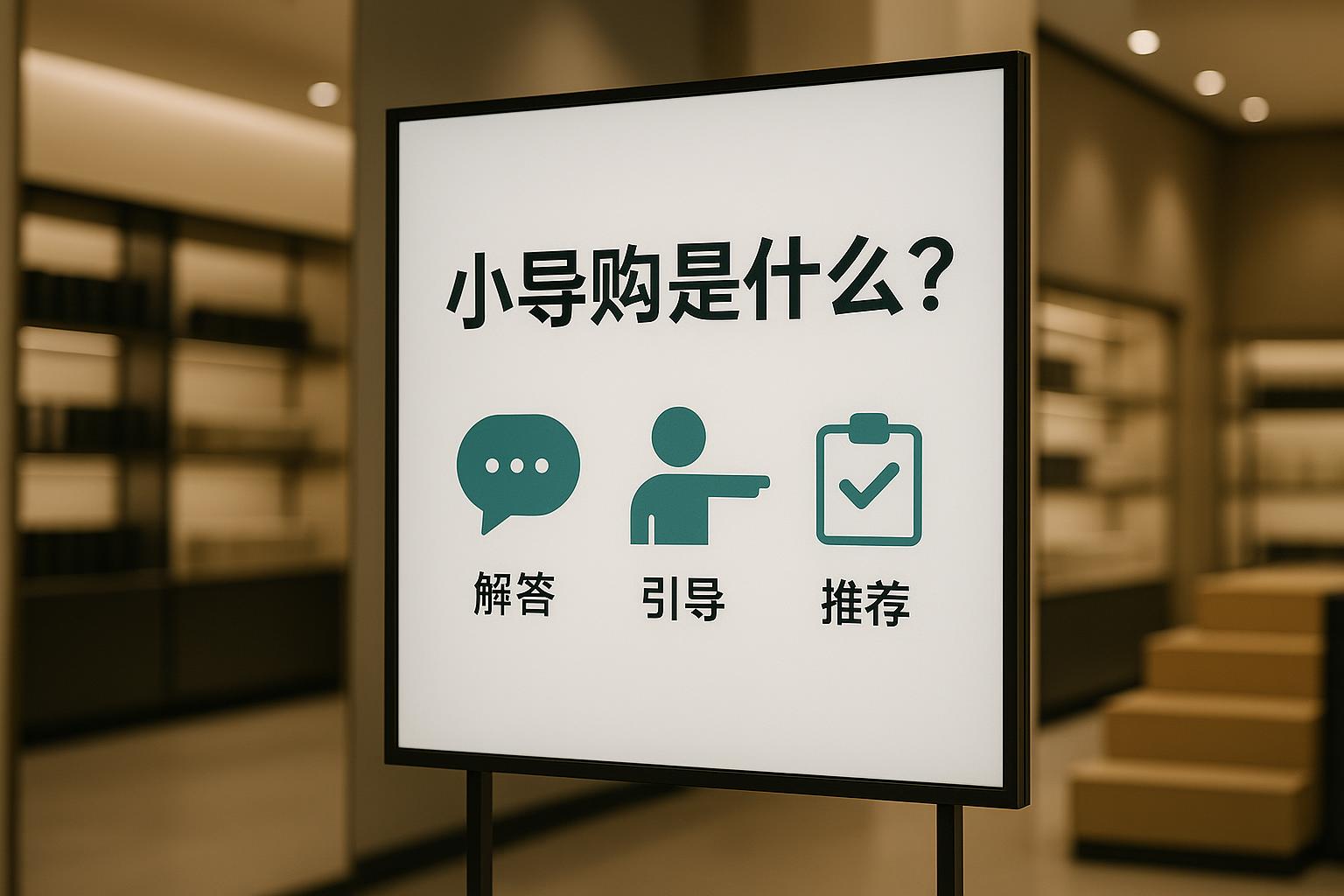 小导购具体指什么角色？