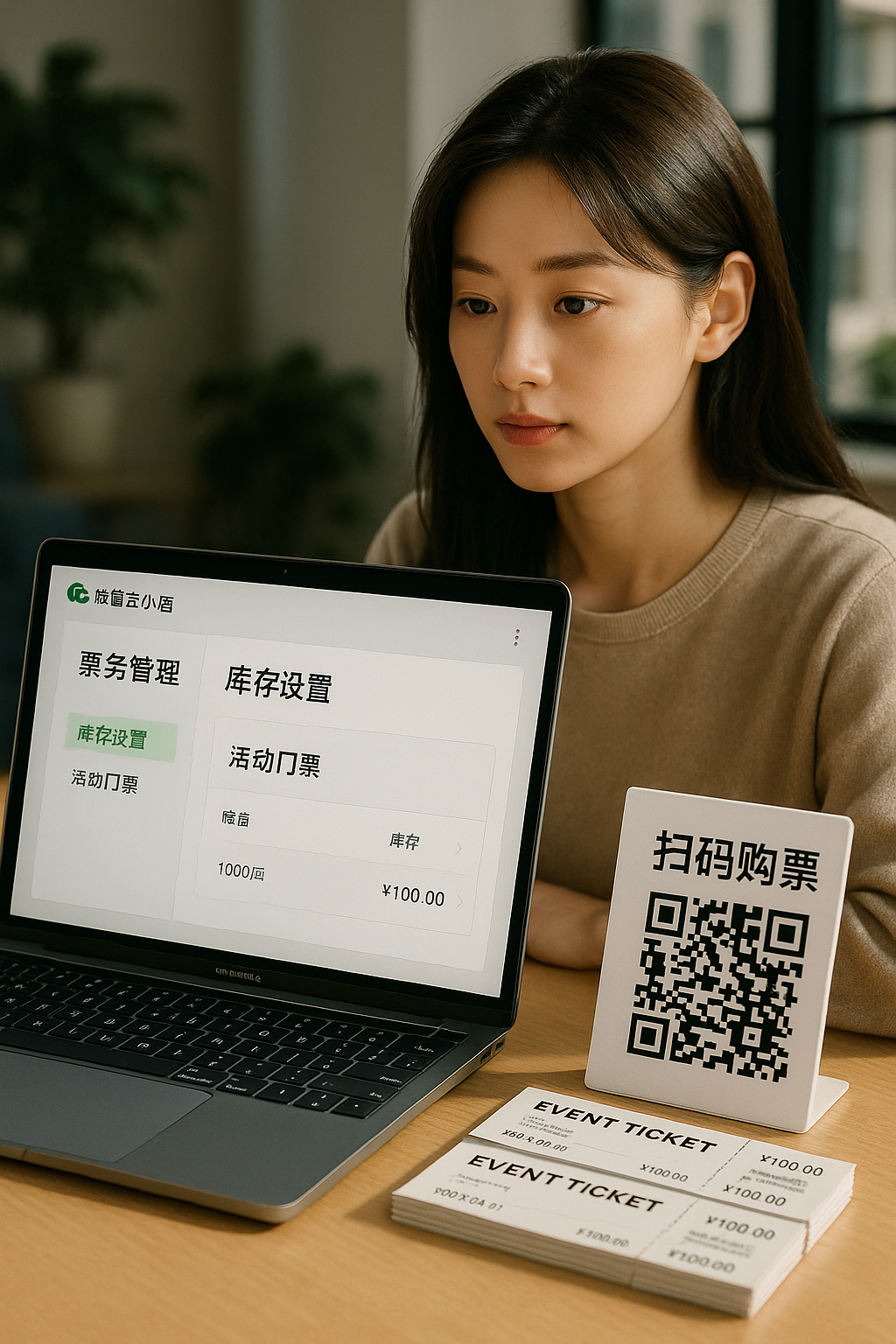 如何在微信小店上架线下活动门票？
