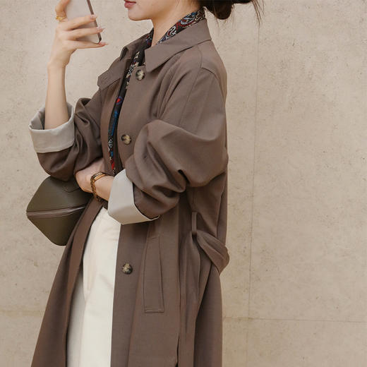 良木礼休闲长款风衣（Q259106） 商品图3