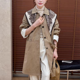 【预售7天】良木礼廓形风衣（Q2591835）