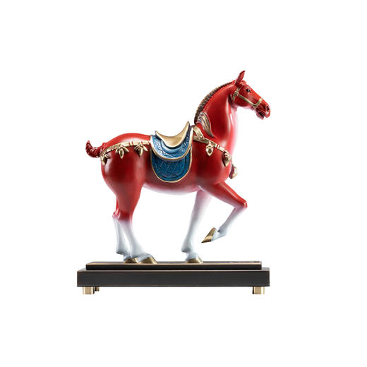 1朱炳仁铜 决胜千里 朱 铜马摆件马到成功非遗铜雕决胜千里铜马 商品图0