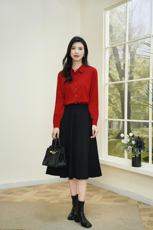 预售 臣禾	【三好裙】宝藏半裙后腰松紧伞裙半身裙	JZ253030475 商品图4