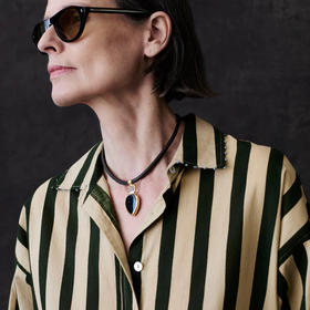 北京仓｜Chan Luu-Totem-图腾 紫苏辉石 吊坠 皮革绳 项链［美国设计师］