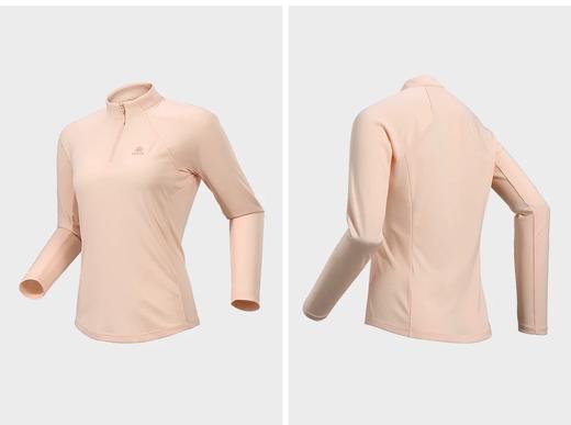 无折扣 KLS半开功能长袖T恤吸湿排汗保暖户外攀登登山徒步女款 加入Polygiene抑菌银离子 商品图4