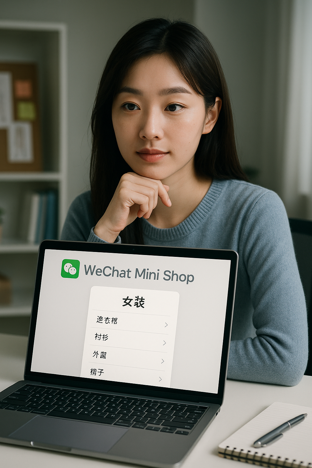 女装在微信小店有哪些核心子分类？