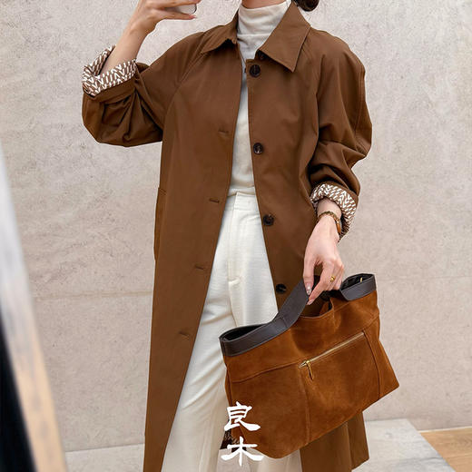 【特价不退不换】【预售7天】良木礼休闲风衣（Q2592840） 商品图0