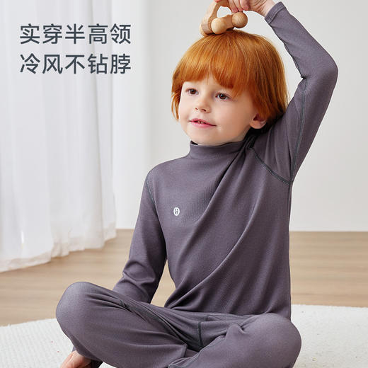 【79秒杀】2025秋冬新品 ibaby×outlast太空科技恒温抑菌针织中暖半高领打底衣 商品图3
