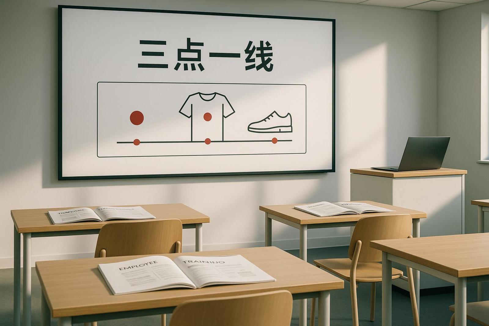 导购三点一线具体指什么?