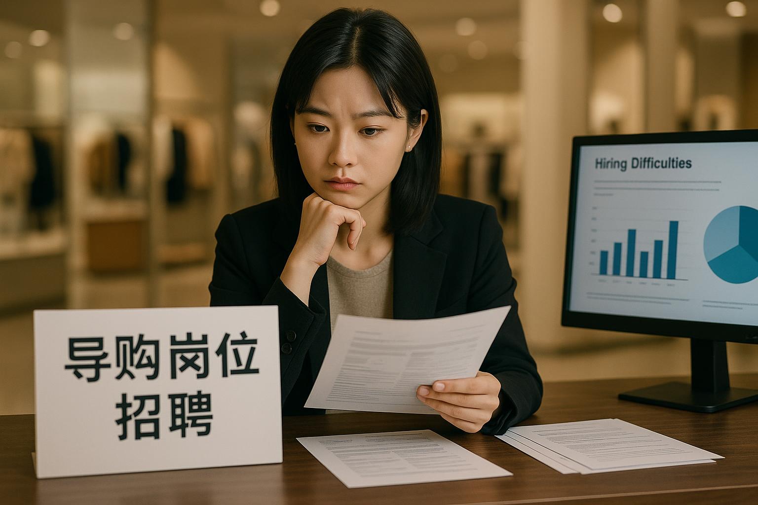 导购工作强度高，对人员吸引力下降？