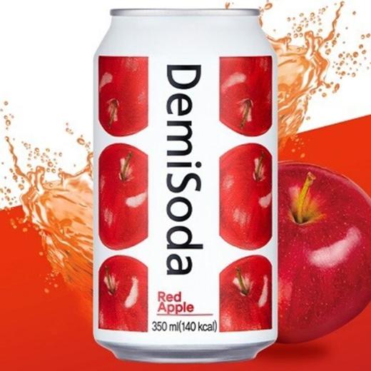 东亚苏打碳酸饮料红苹果350ml동아 데미소다 레드애플 商品图0